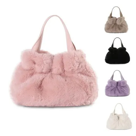 여성크로스백 MT33 페이크퍼 털가방 여성 토트 크로스 손가방 여자