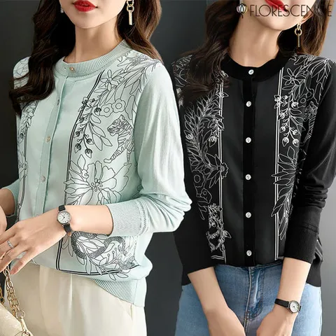 [루미루나]엘리꽃나염가디건2종