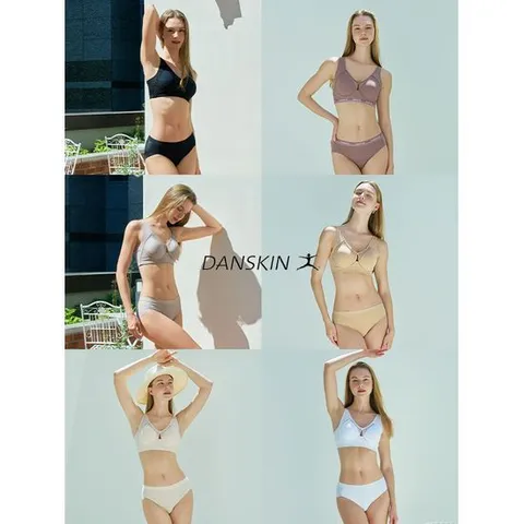 [단스킨] 브이핏 에어홀 스포츠 브라팬티세트 12종