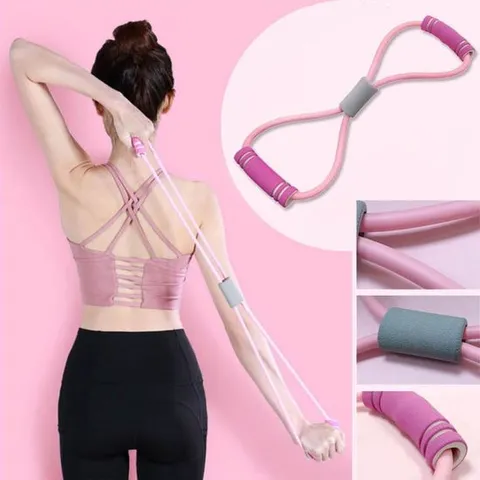 요가 필라테스 홈트 튜빙밴드 스트레칭 로프(여성용) 홈트용품 홈트레이닝 셀프운동 슬라이드 코어운동 운동기구 홈트기구 복근운동 슬라이드패드