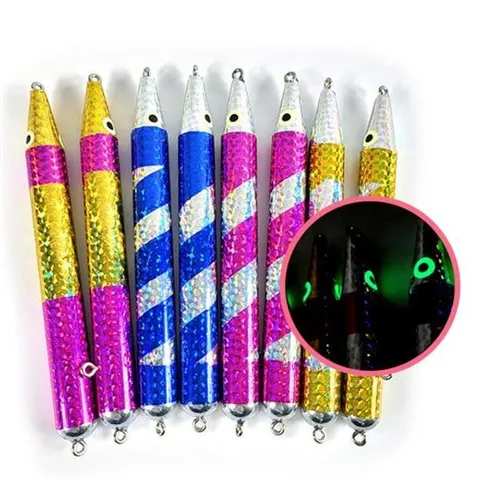 씨타임 반짝이 대구 봉메탈(2개입) 대구메탈 대구지깅 봉돌 지깅메탈 루어낚시바늘