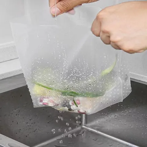 음식물쓰레기봉투 물빠짐 비닐 10개입 캠핑용품 음식짤순이 자취생요리 음식물처리기 자취생선물 음식물쓰레기처리기 음식물쓰레기통 집들이선물 비닐봉투