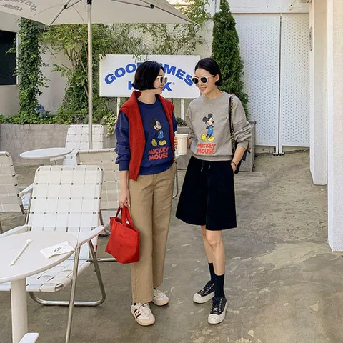 [코코블랙] 미키마우스 맨투맨