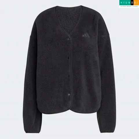 [ 현대백화점 ]아디다스 현대백화점 [Women] 퓨처 아이콘스 3-스트라이프 플리스 가디건 KB5233 인기자켓