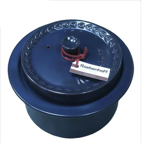 레벤호프 뚝배기 냄비 돌솥 전골 냄비 블루 중 가마솥 돌솥뚝배기 곱돌솥 계란찜뚝배기 레벤호프돌솥 뚝배기냄비 주물솥 돌솥압력밥솥