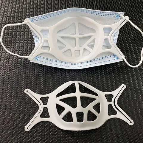 마스크 실리콘 모양 틀 지지대 10P M10823 실리콘마스크가드이너 호흡가이드 이너가드 운동마스크가드 편한숨 호흡 숨쉬기 호흡브라켓가드