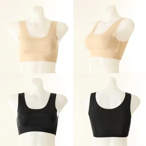 [ 현대백화점 ][비너스] 편안하고 시원한 인견 무봉제 심리스 브라 2종세트 [VBRS932]