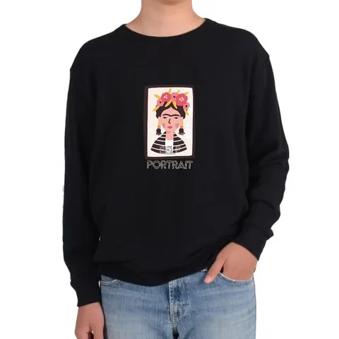 맨투맨 셀프초상화 꽃단장 화장그림 전색상 사이즈 여자맨투맨