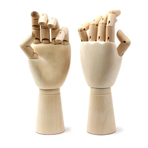 구체관절 인형손 대29cm한쪽 원목 손모형 관절손 구체관절 구체관절손 모형손 관절손 관절인형손