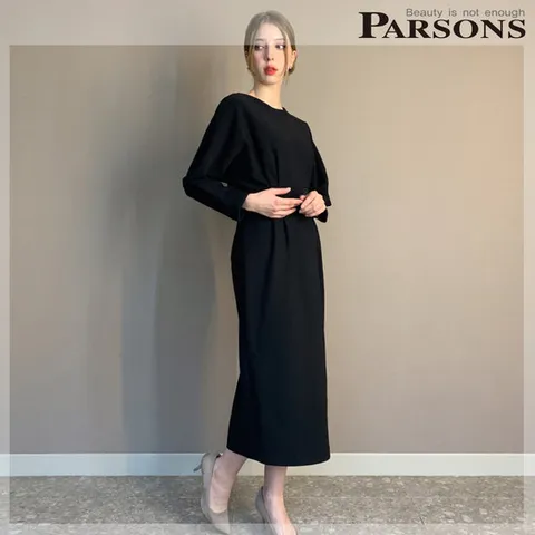 [ 롯데백화점 ][파슨스] Formal Pintuck Dress [MSPR2OP01]