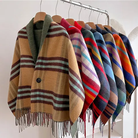 투웨이 감성 체크 숄 머플러 가디건 담요 스카프 목도리