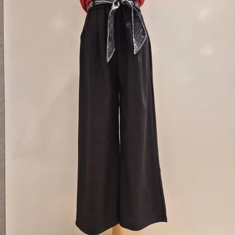 [ 롯데백화점 ][꾸즈]허리밴드 스카프 와이드팬츠(TS914P6)