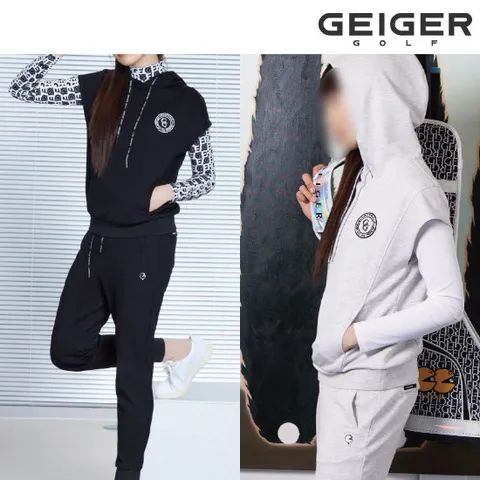 [론칭가 239,000] 가이거골프 여성 캡슬리브 후드 골프셋업