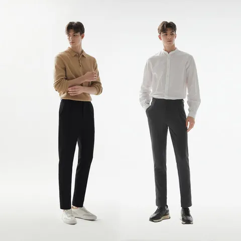 남성 스트레치 트윌 슬랙스 2종세트(GTSM)