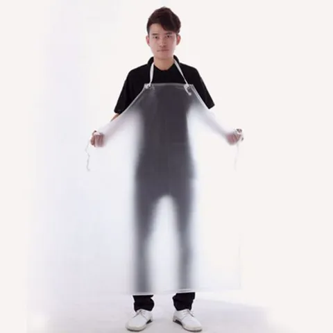 반투명 방수 앞치마 수산 정육점 업소용 긴 앞치마