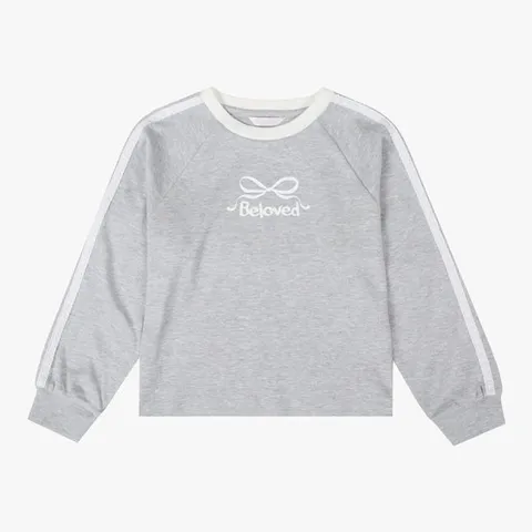 [ 롯데백화점 ][로엠걸즈(아동)]러블리 배색 라글란 티셔츠 RGLA258Y3