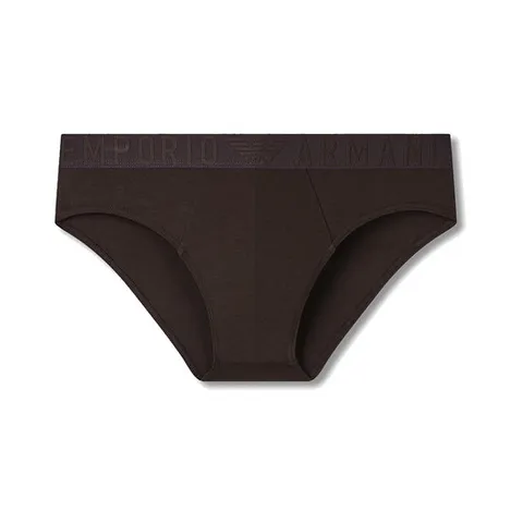 [ 롯데백화점 ][엠포리오 아르마니 언더웨어]남성 자카드 밴딩 나일론 브리프 삼각팬티 (0815311016)