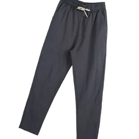 의류 커플 남자 린넨 9부바지 쿨링 여름 하의