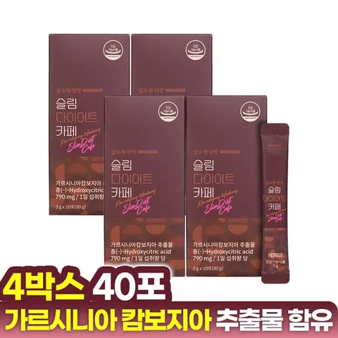 김소형원방 슬림다이어트카페 (3g x 10포) 4박스