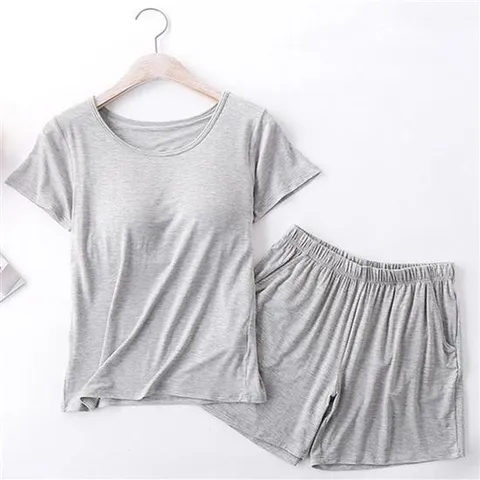 실크잠옷 여성 홈웨어 세트 상하의 캡내장 이지웨어 편한 잠옷