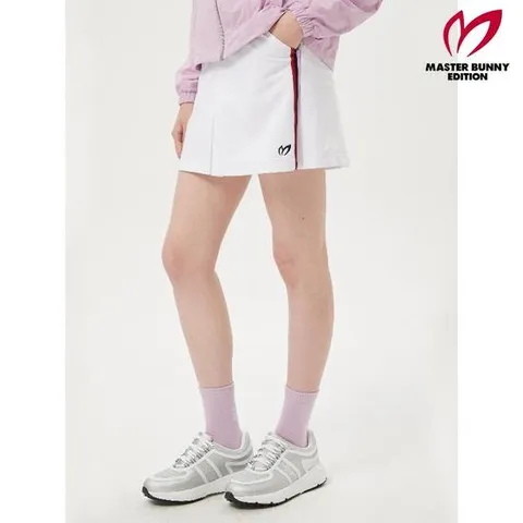 [ 롯데백화점 ]마스터바니  (421C3PC361) 여성 배색 라인 큐롯 스커트