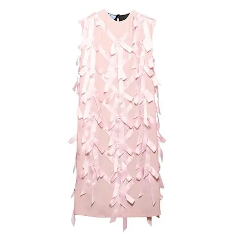 프라다 미디 원피스 P3N88RSOOO15ZQ Rosa Pink