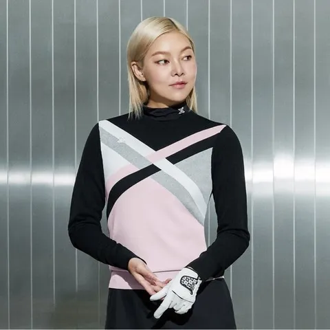 [JDX] 여성 X배색 스카시 풀오버(X1SPU5332BK)