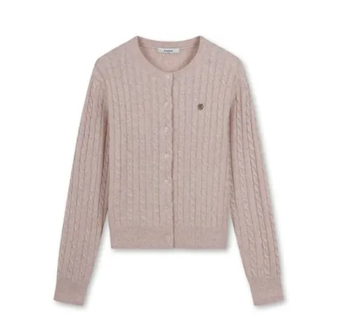 [ 롯데백화점 ][폴햄]여성 케이블 라운드넥 버튼 가디건 PHE4EC2470