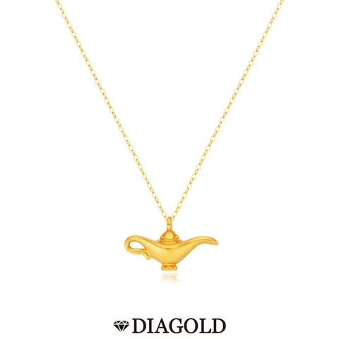 디아골드 24K 순금 소원램프 목걸이