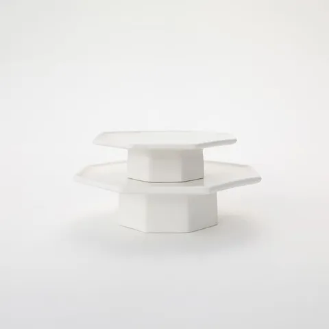 [무케] 우기세라믹_8각 소반 (소) 앞접시 다과접시 도자기식기 한옥접시