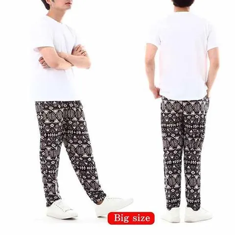 남성용 빅사이즈 9부 여름바지 아이스쿨 폴리네시안 시원한바지