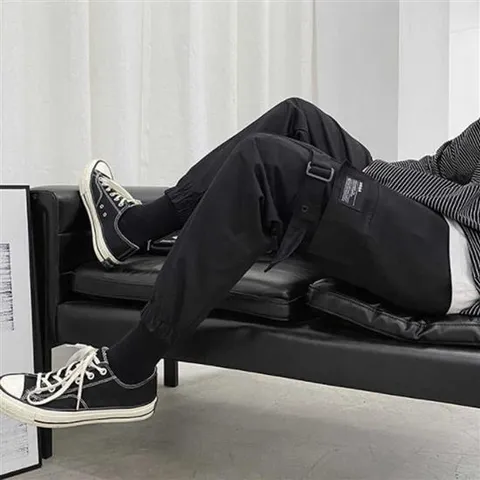 여름아이스팬츠 남자 카고 조거팬츠 캐주얼 사이드포켓 밴딩 스트릿