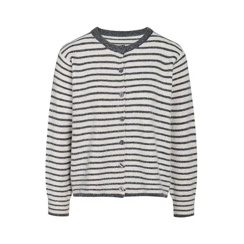 [ 롯데백화점 ][제이제이 지고트]스트라이프 라운드넥 가디건 GRAN1CD471