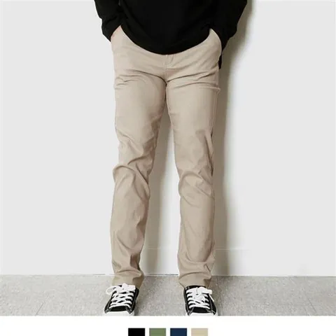 남자면바지 짱스판 남자슬림스판 면바지