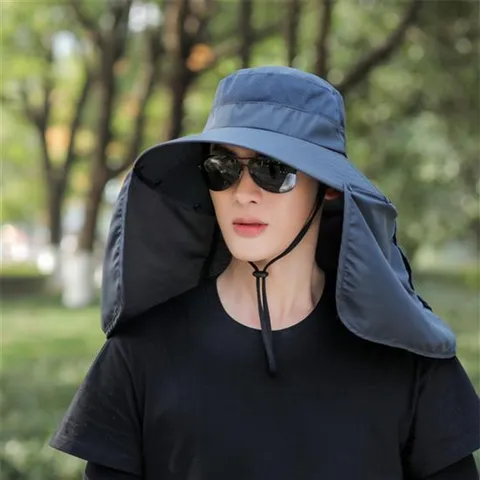 창넓은모자 자외선 햇빛 차단 창넓은 모자 등산 작업 가리개