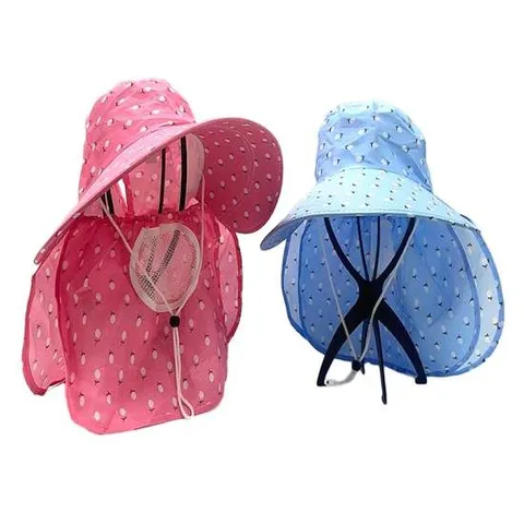 핑크 농사모자 모자걸이 세트 농부모자 선캡 자외선모자 여름모자 등산모자 선캡모자 마스크모자 햇빛가리개 골프모자 운동선캡모자