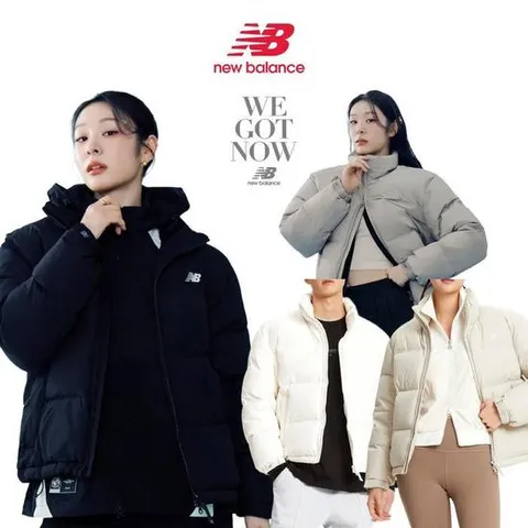 뉴발란스 UNI 액티브 숏 구스 숏패딩 NBNPE41113