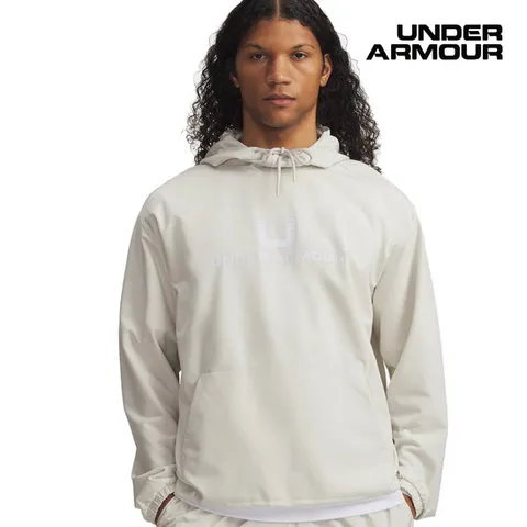 [ 롯데백화점 ][언더아머(백)]남성 후디 UA 언스타퍼블 우븐 티셔츠 6003864-110