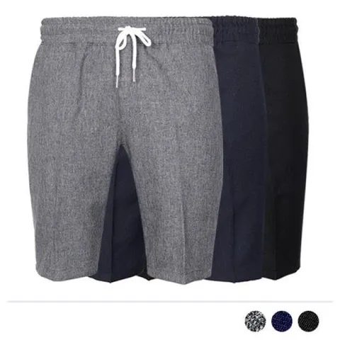 남성의류 허리 밴딩 무지 반바지
