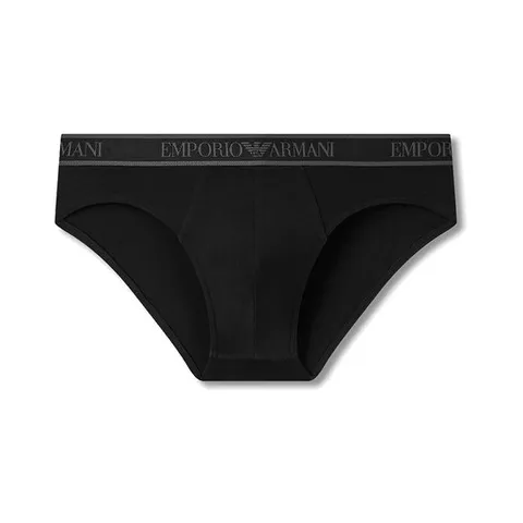 [ 롯데백화점 ][엠포리오 아르마니 언더웨어]남성 라인 밴딩 코튼 브리프 삼각팬티 (0815311312)