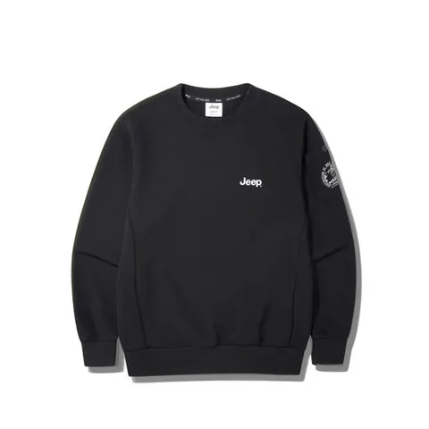 [ 롯데백화점 ]지프 Jeep [남녀공용] Q3817 루즈핏 소매포켓 맨투맨 티셔츠