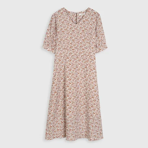 [클라비스]V넥 프린트 원피스 (CVOWC3802M-T)