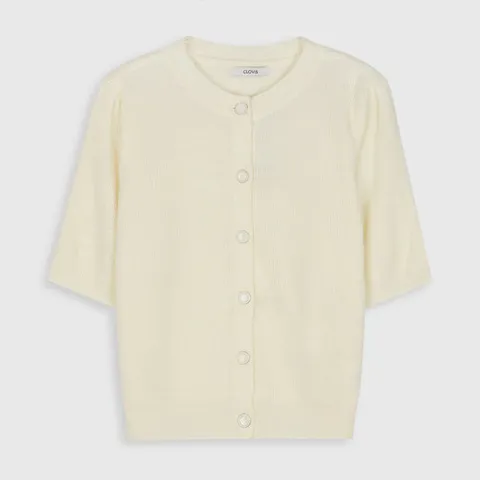 [클라비스]반팔 볼륨소매 가디건 (CVCKC3801M-T)