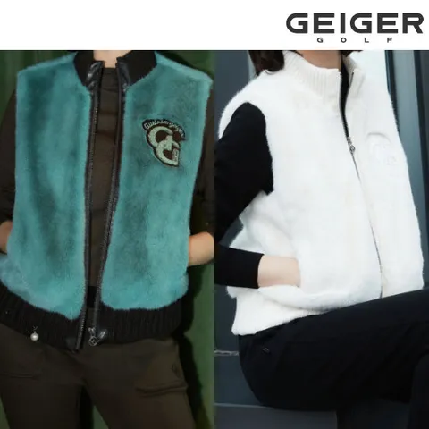 [론칭가 199,000] 가이거골프 여성 FAUX FUR 베스트