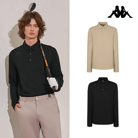 [카파골프] 기능성 폴로 긴팔 카라티셔츠 남성 2컬러 택1