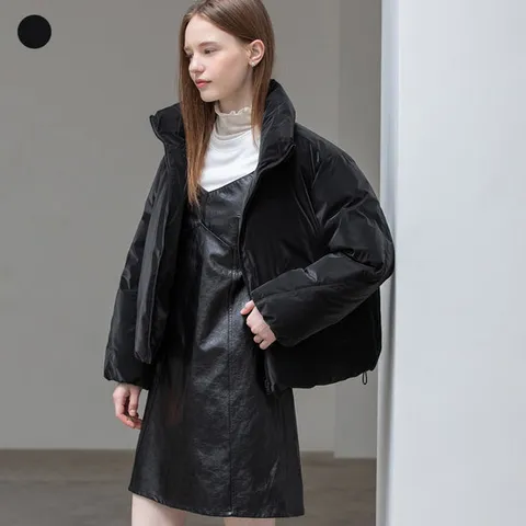 [ 롯데백화점 ][게스]여성 하이넥 패딩 점퍼 OP4W5850