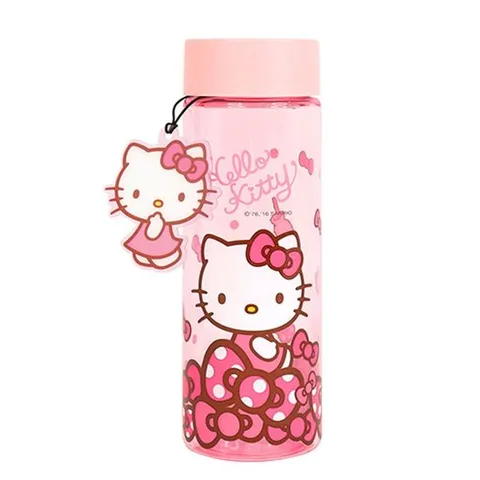 헬로키티 클리어 칼라 보틀 063825 클리어보틀 클리어물병 물병 휴대물병 휴대용물병 휴대용텀블러 스텐보