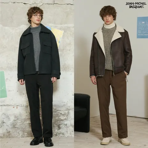 바스키아 25FW 남성 융기모 패딩 팬츠 1종