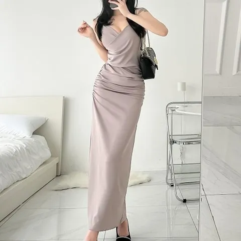 [신상오픈런]KCO4815디란두 홀복 여성스러운 스프링 스타일 긴원