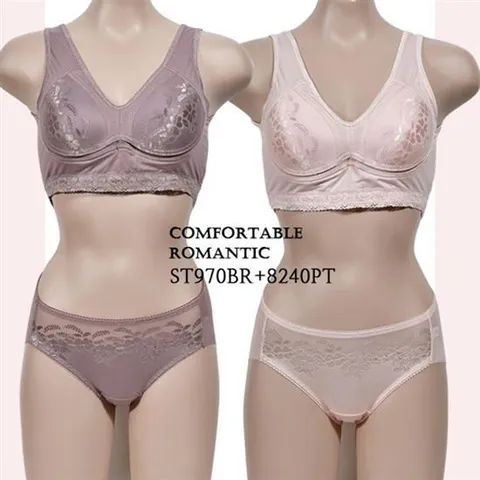 스타킹 편안한 착용 A컵B컵 공용 레이온 스포츠 브라팬티세트